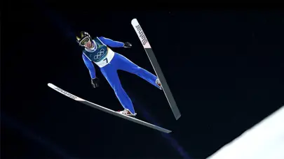 Kayakla atlama erkekler süper takımda milli sporcular 15. oldu