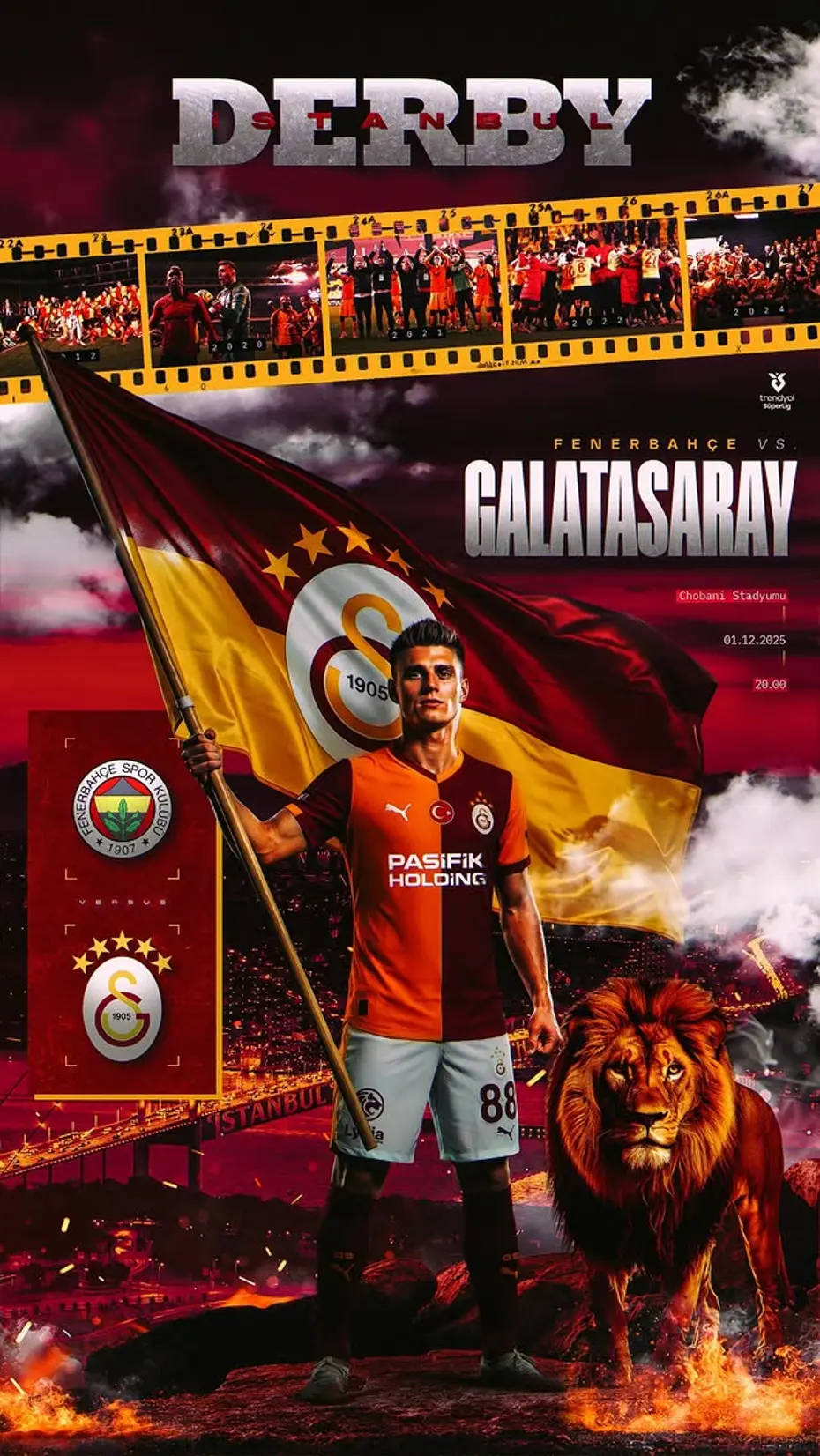 Fenerbahçe-Galatasaray derbisi öncesi dakika dakika gelişmeler: Peş peşe paylaşımlar geldi - 16