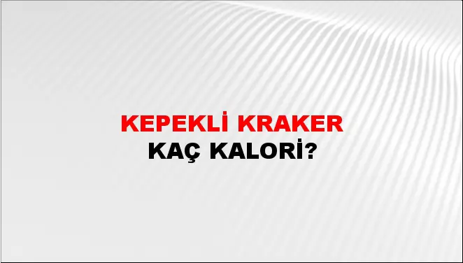 Kepekli Kraker Kepekli Kraker
