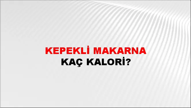 Kepekli Makarna Kepekli Makarna