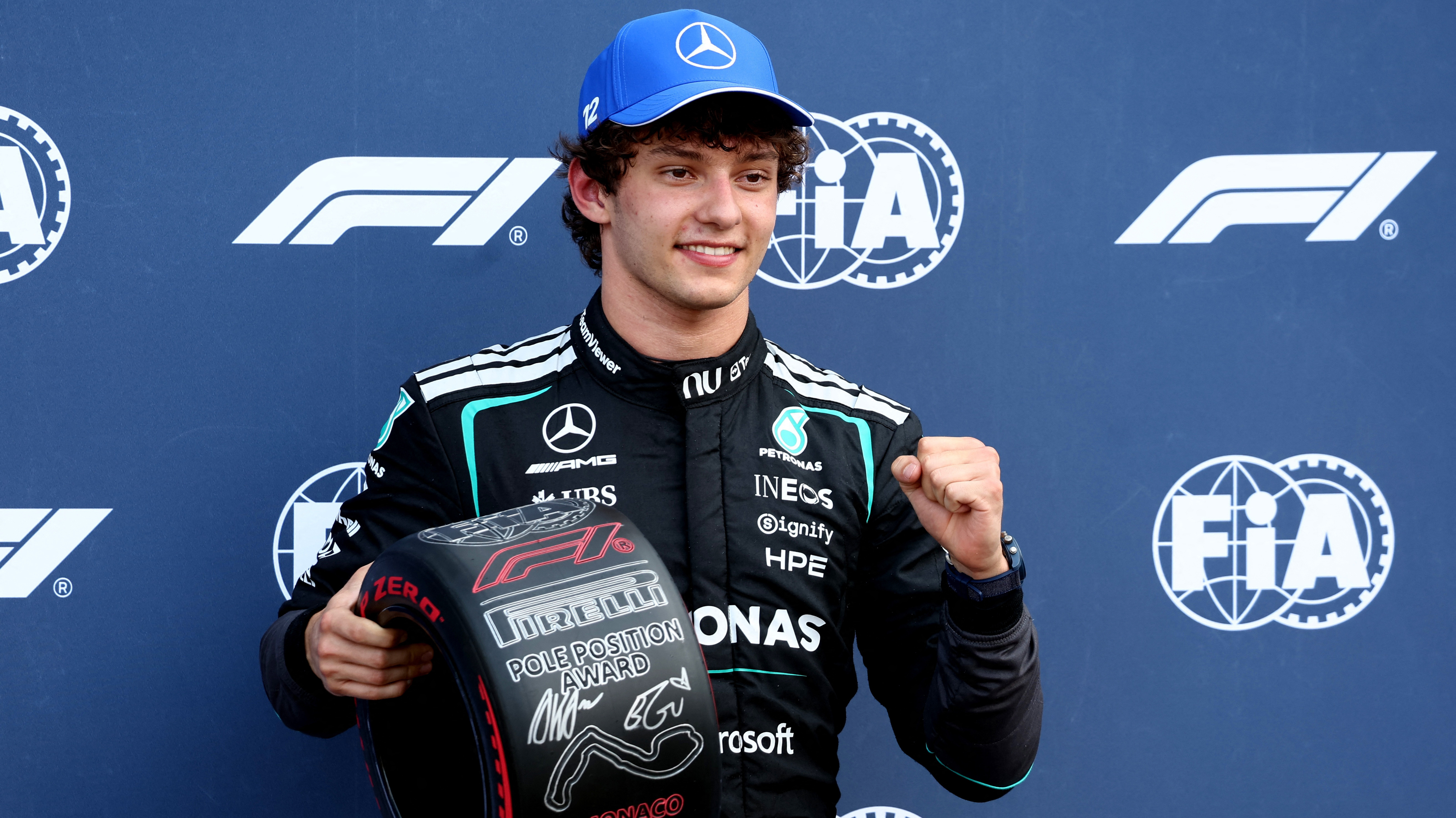 Monaco'da pole pozisyonu Antonelli'nin