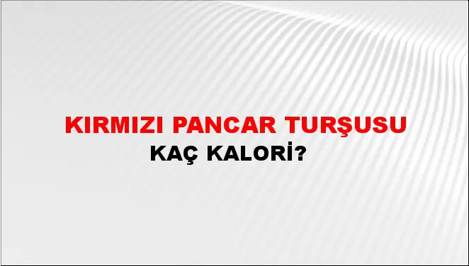 Kırmızı Pancar Turşusu Kırmızı Pancar Turşusu