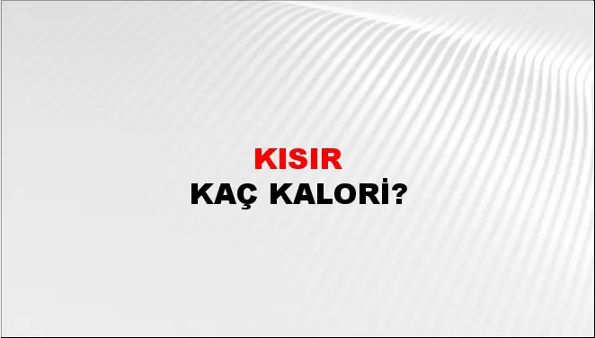 Kısır Kısır