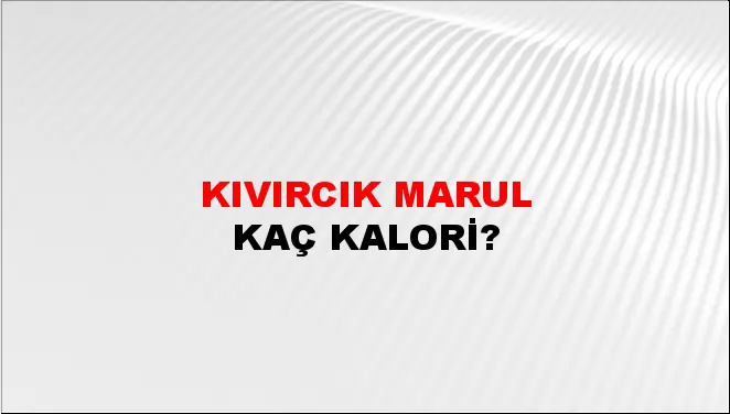 Kıvırcık Marul Kıvırcık Marul