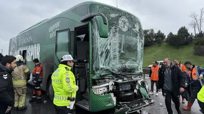 Konyaspor U19 Takımı, İstanbul'da kaza yaptı: 3 yaralı