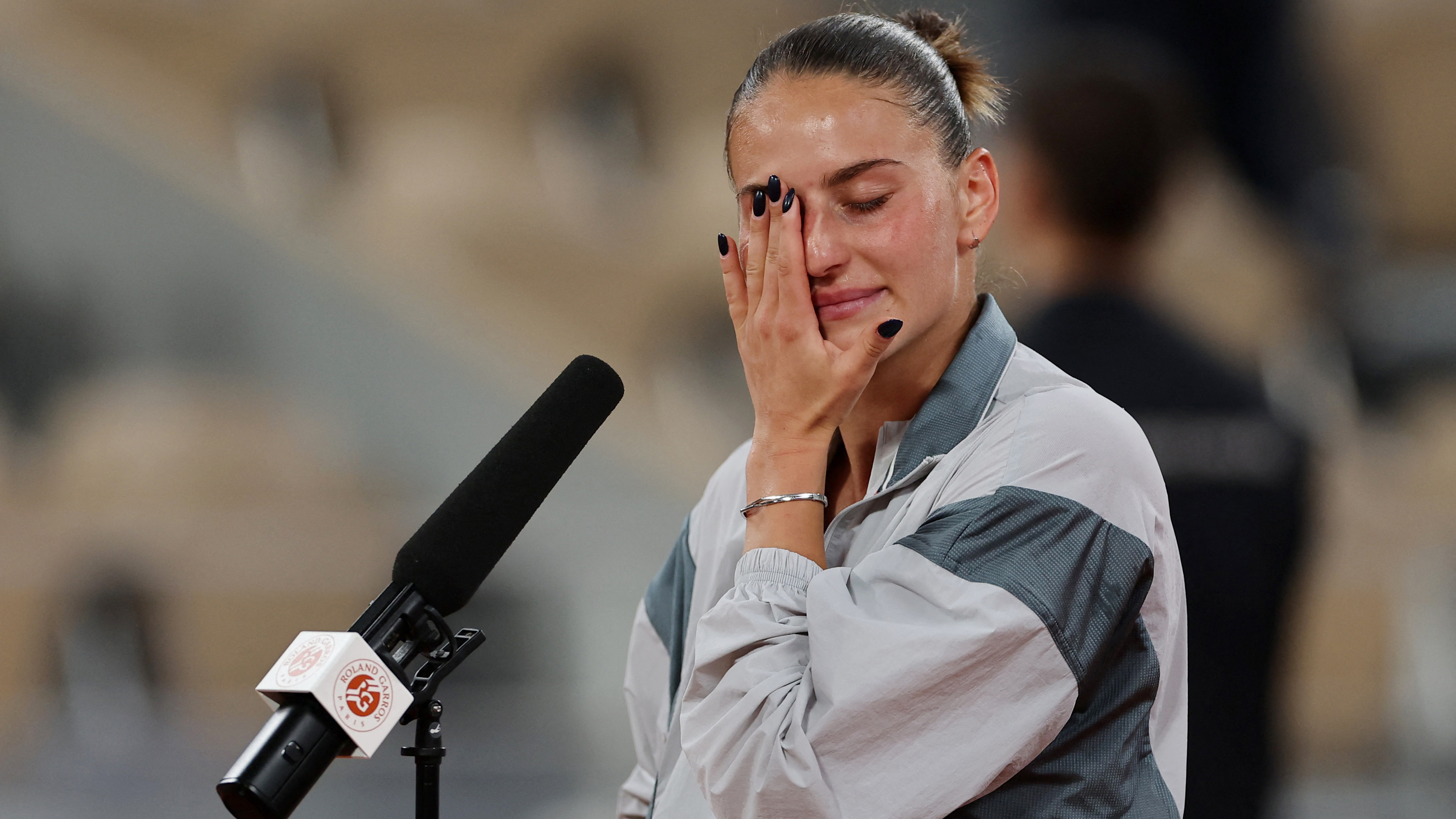 Roland Garros'ta gözyaşları sel oldu