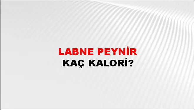 Labne Peynir Labne Peynir