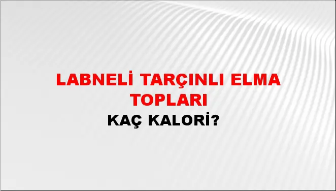 Labneli Tarçınlı Elma Topları Labneli Tarçınlı Elma Topları