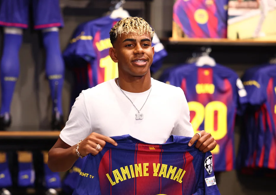 Barcelona'nın yeni 10 numarası Lamine Yamal - 1