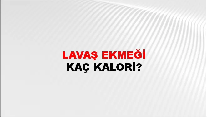 Lavaş Ekmeği Lavaş Ekmeği