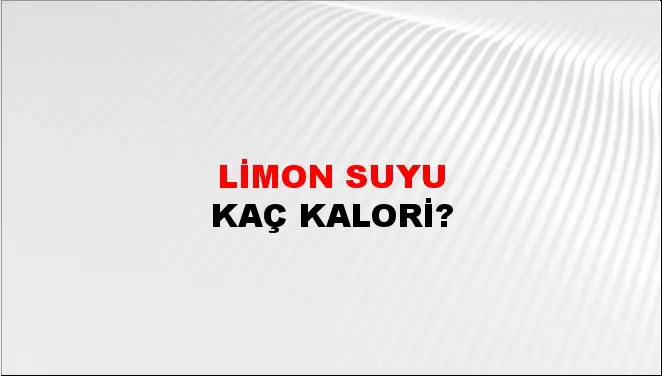 Limon Suyu Limon Suyu