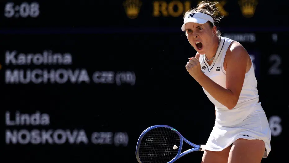 Wimbledon'da tek kadınlar şampiyonu Linda Noskova - 2
