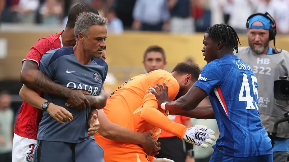 Dev finalde dünyanın konuştuğu skandal: Luis Enrique'nin dudaklarını okudular, olay cümle - 4