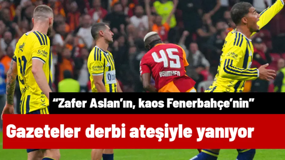 Zafer Aslan'ın, kaos Fenerbahçe'nin | Sporun manşetleri