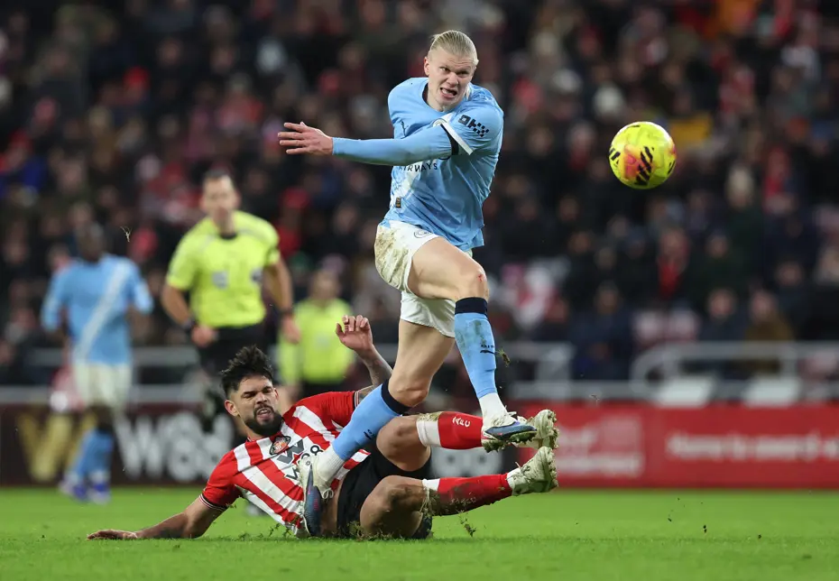 Sunderland'den Manchester City'ye yılın ilk çelmesi