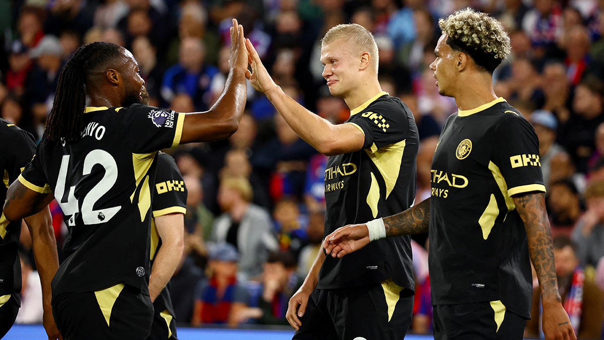 Manchester City 4 golle kazandı: Haaland ve Cherki galibiyete damga vurdu