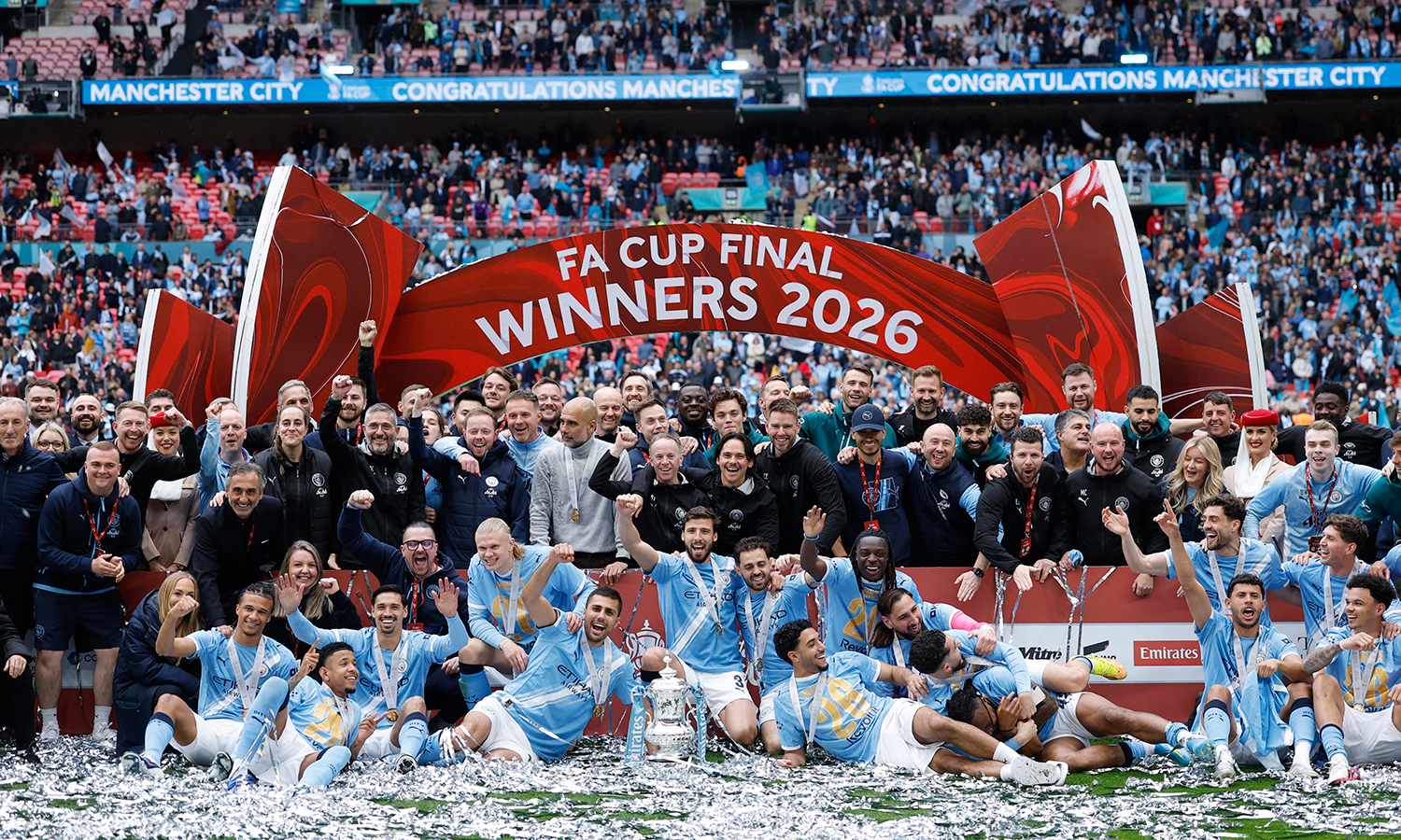 Manchester City sezonun ikinci kupasını kazandı: Wembley'de tek gollü zafer