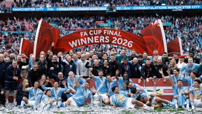 Manchester City sezonun ikinci kupasını kazandı: Wembley'de tek gollü zafer