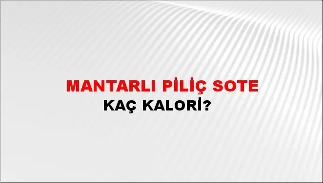 Mantarlı Piliç Sote Mantarlı Piliç Sote