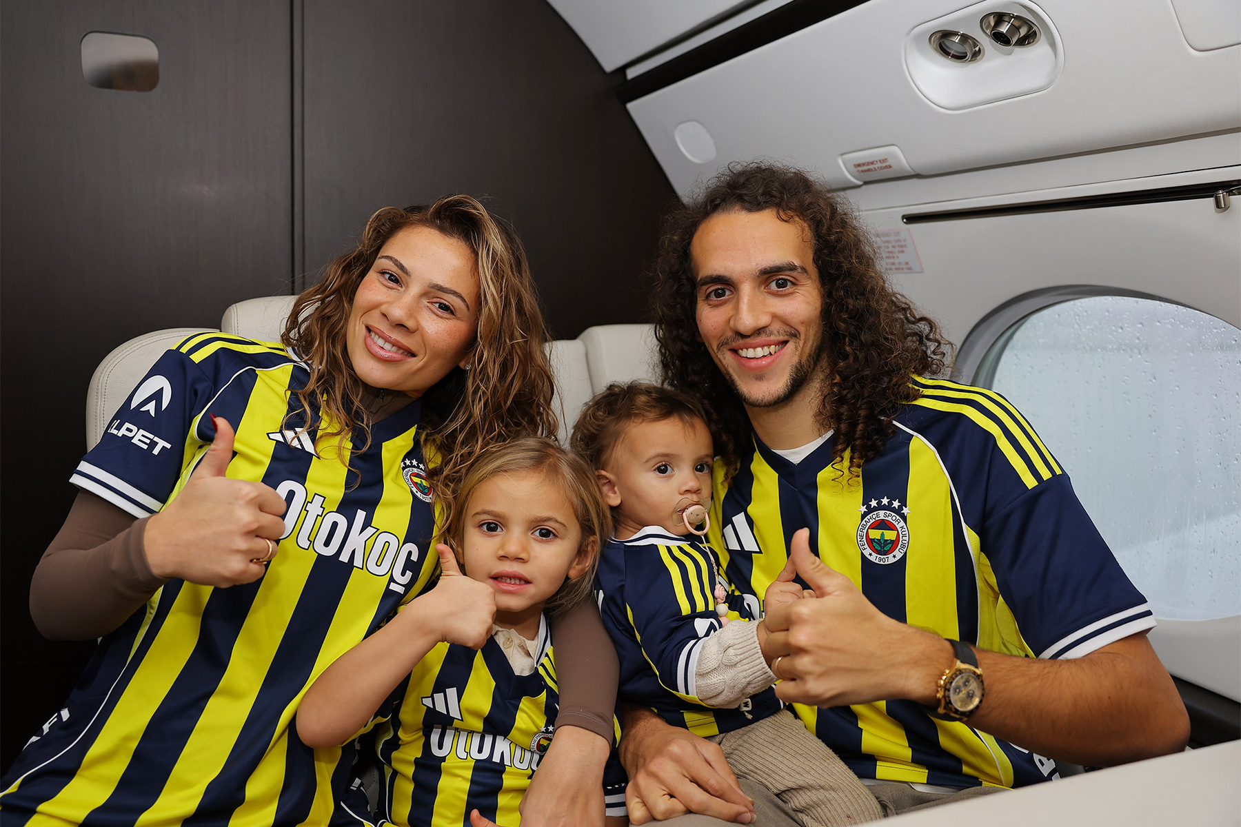Fenerbahçe'nin yeni transferi Matteo Guendouzi İstanbul'da