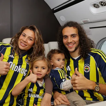 Fenerbahçe'nin yeni transferi Matteo Guendouzi İstanbul'da