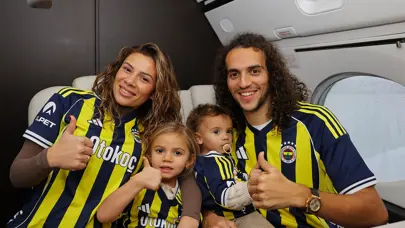 Fenerbahçe'nin yeni transferi Matteo Guendouzi İstanbul'da