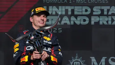 ABD GP'sinde mutlu sona Max Verstappen ulaştı