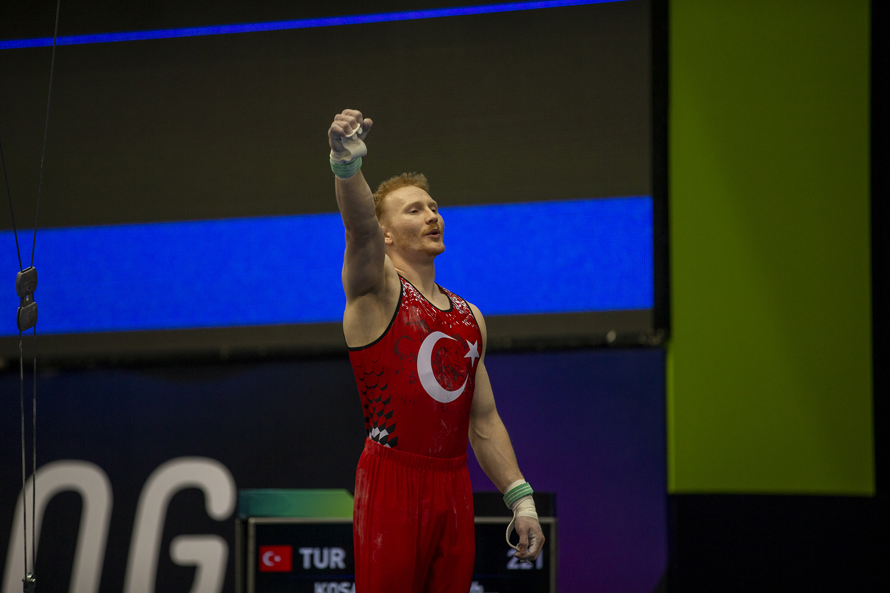 Artistik Cimnastik Dünya Kupası'nda ilk gün: Mehmet Ayberk Koşak finale kaldı