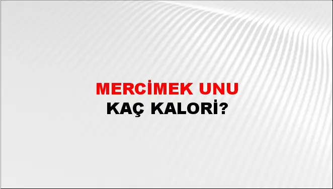 Mercimek Unu