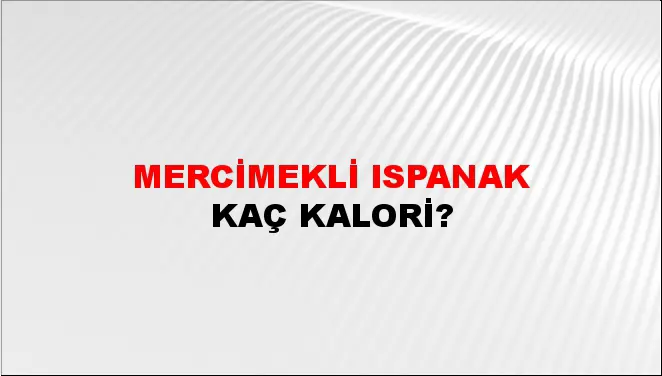 Mercimekli Ispanak Mercimekli Ispanak