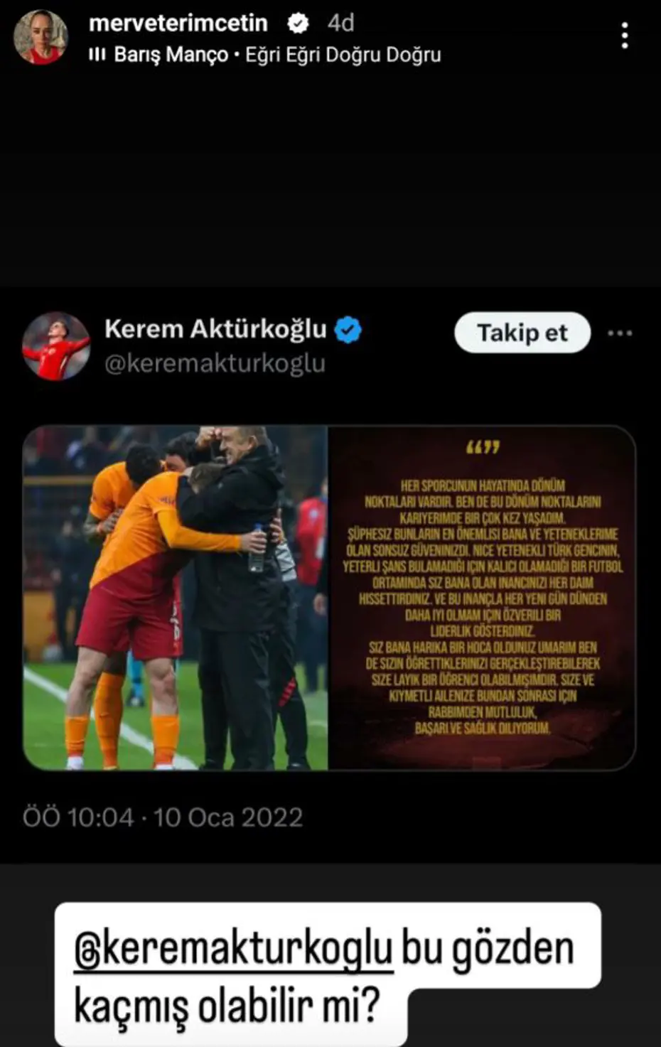 Kerem Aktürkoğlu'nun hamlesi sonrası Fatih Terim cephesinden bomba paylaşım: "Bu gözden kaçmış olabilir mi?" - 4