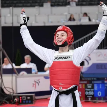 2026 Avrupa Tekvando Şampiyonası'nda Merve Dinçel Kavurat şampiyon oldu