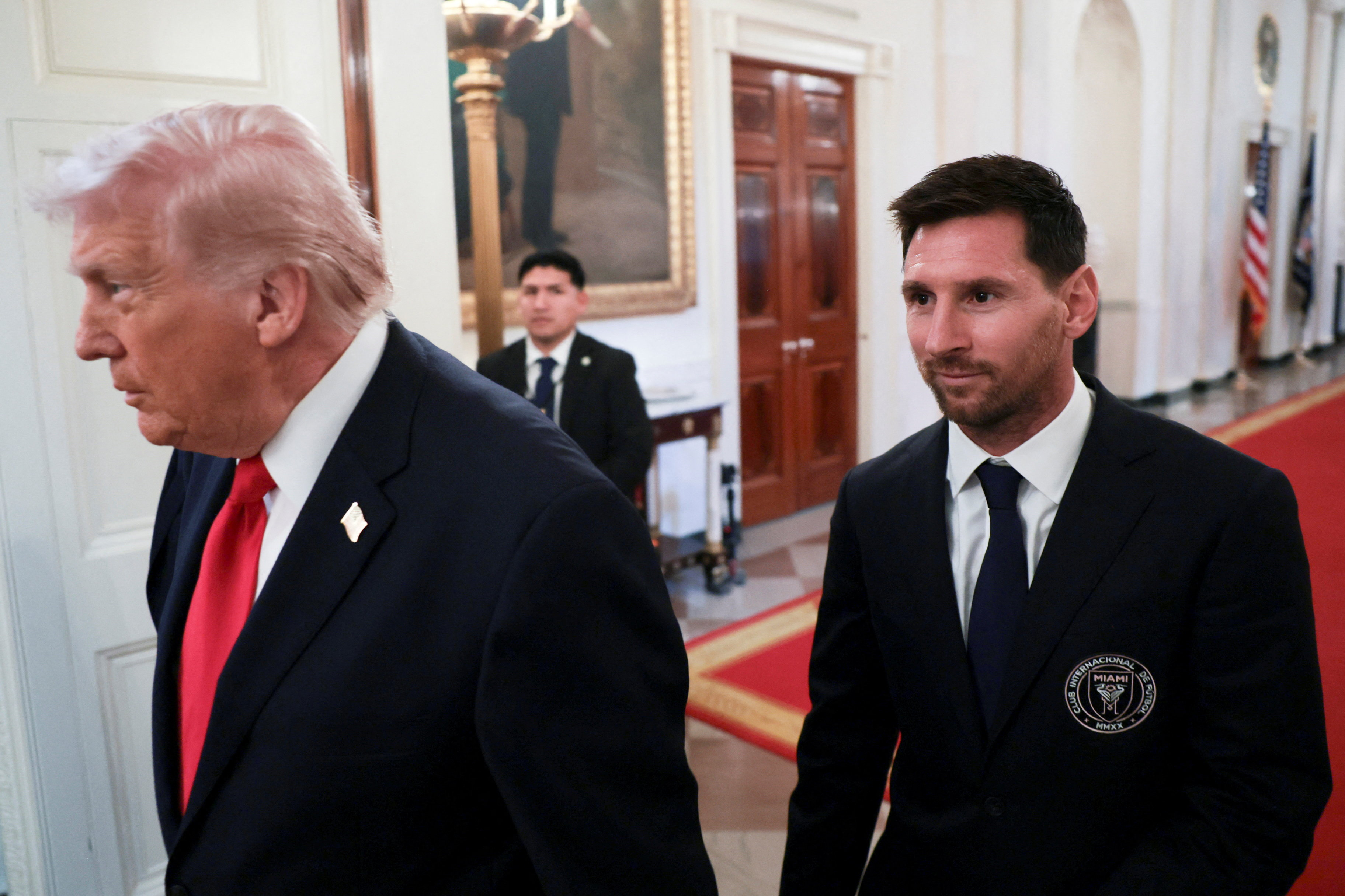 Dünya, Messi'nin Trump'a verdiği tepkiyi konuşuyor: Beyaz Saray'da milyonların izlediği o an