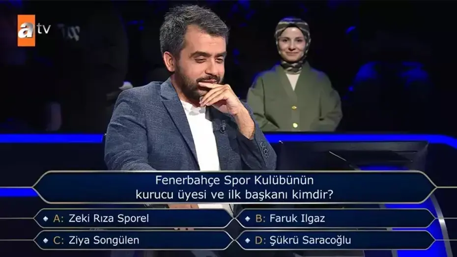 Kim Milyoner Olmak İster'de 1 milyon liralık Fenerbahçe sorusu: "Riske giremem" deyip çekildi - 3