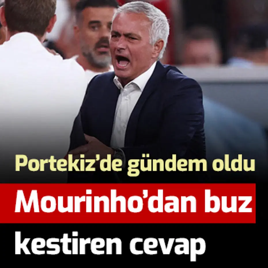 Herkes skoru bıraktı Mourinho'nun Hollandalı gazeteciye cevabını konuşuyor: Tek cümlesiyle maçın önüne geçti - 4