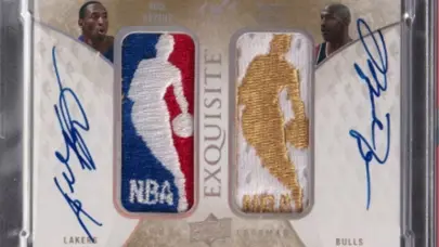 Michael Jordan ve Kobe Bryant imzalı basketbol kartı rekor bedelle satıldı