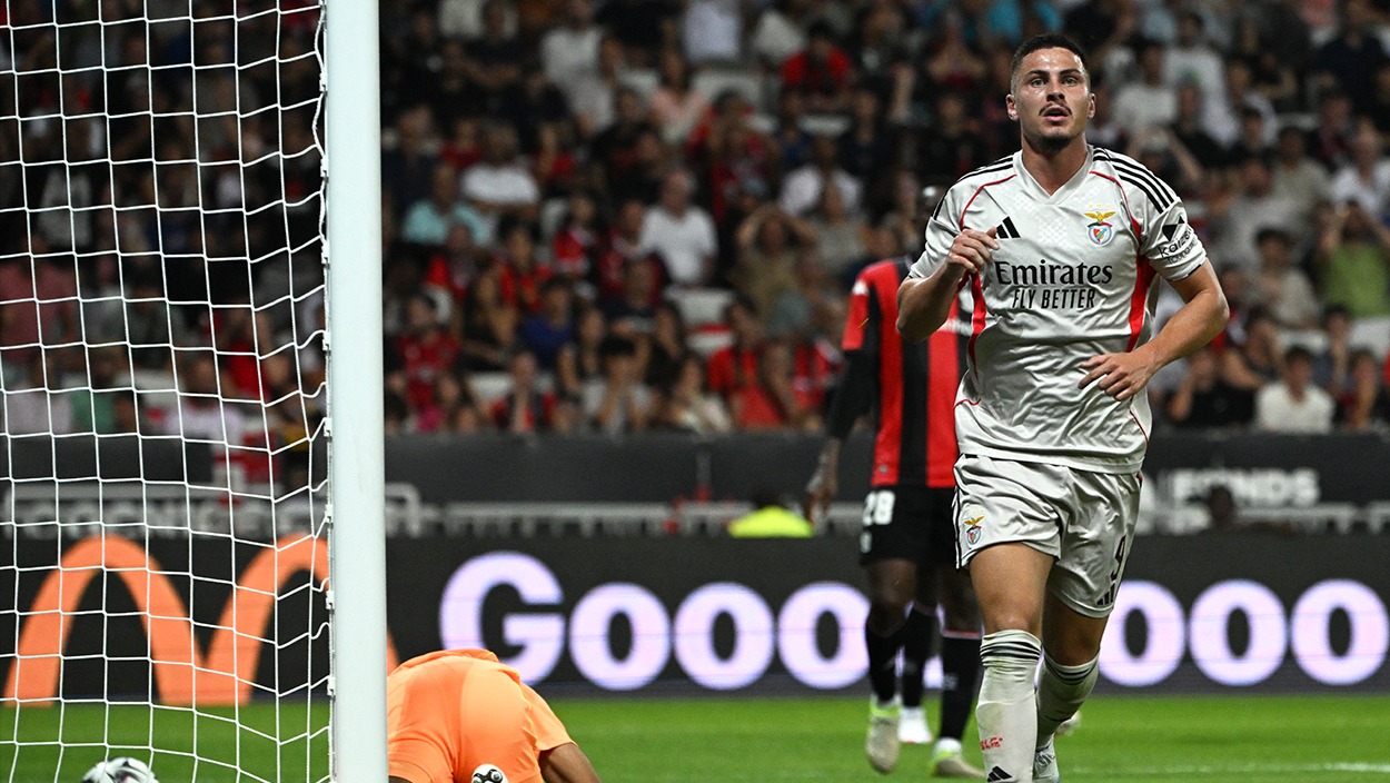 Benfica, Nice deplasmanında tur kapısını araladı