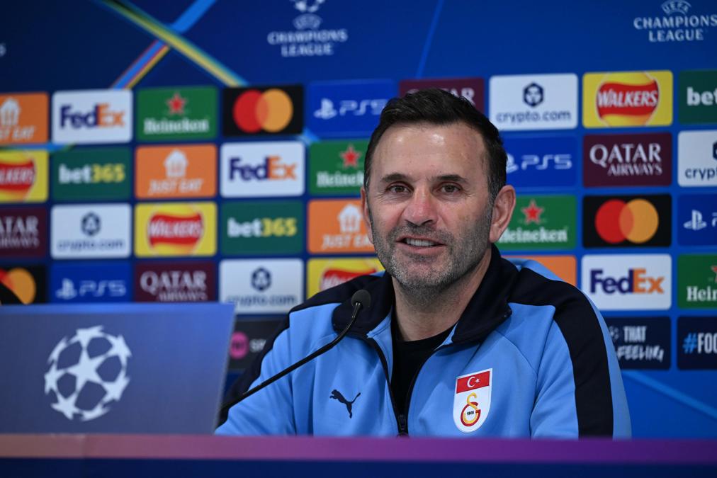 Okan Buruk Liverpool maçı öncesi antrenmanda