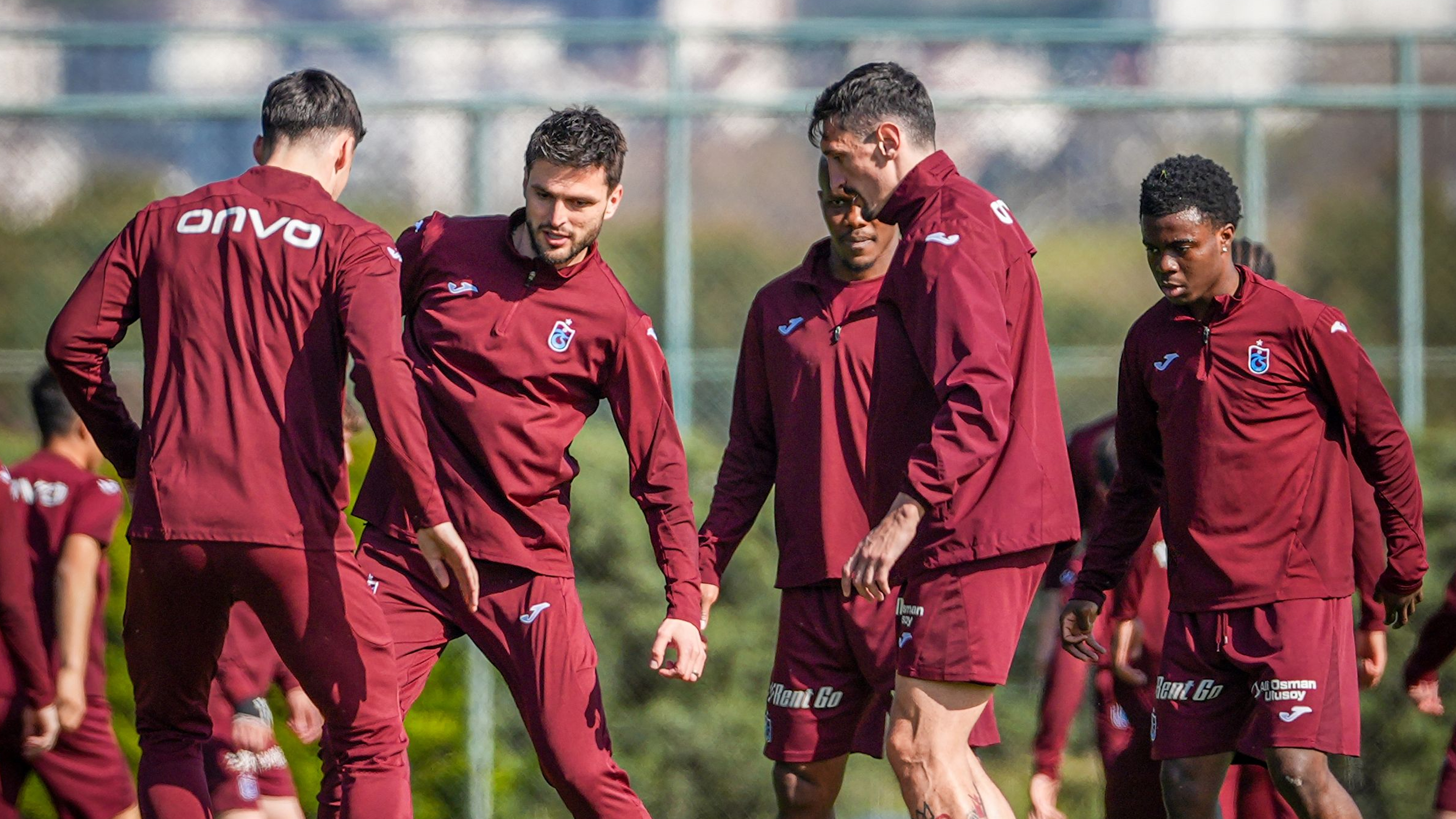 Trabzonspor'da Başakşehir maçı hazırlıkları sürüyor