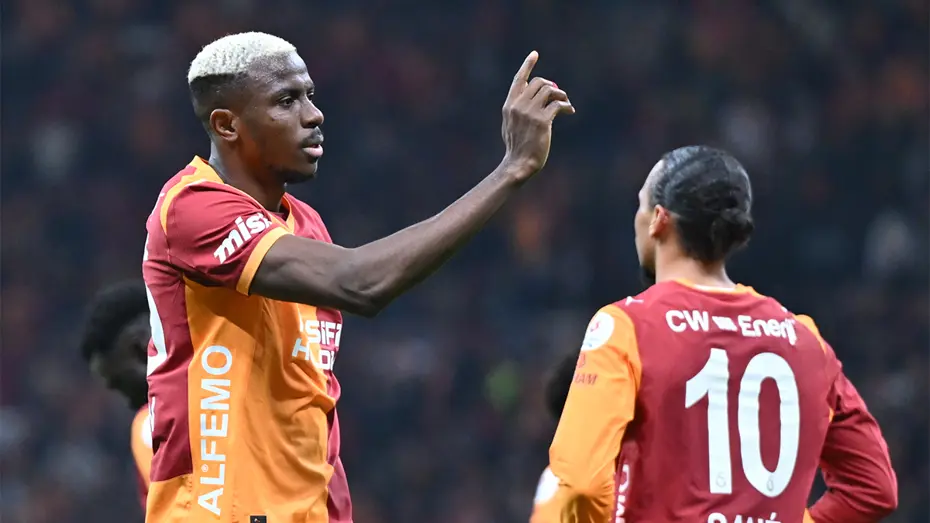 Dakikalar 35'i gösterirken Osimhen'in yaptığı hareket gündem oldu