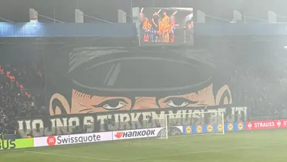 Fenerbahçe maçında olay olan pankart için Viktoria Plzen'den açıklama geldi