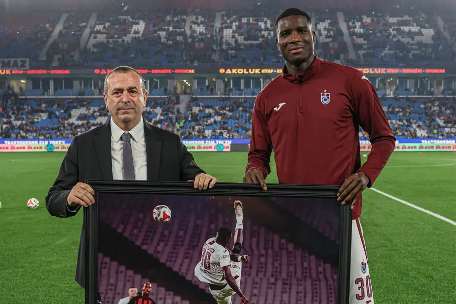 Trabzonspor 3 puanı 2 golle aldı: Galibiyet serisini evinde sürdürdü - 5