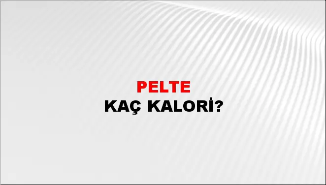 Pelte