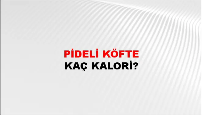 Pideli Köfte Pideli Köfte