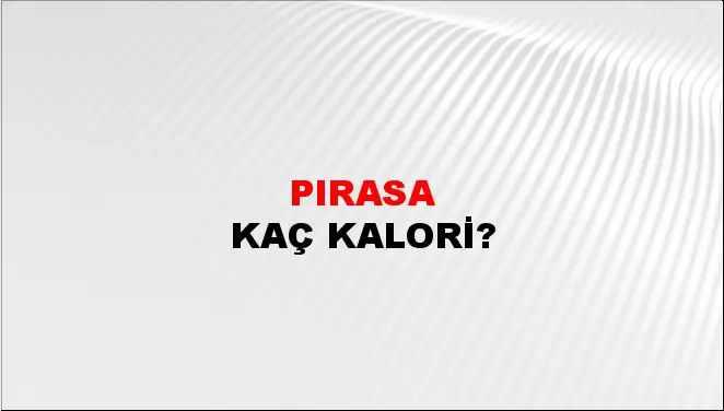 Pırasa