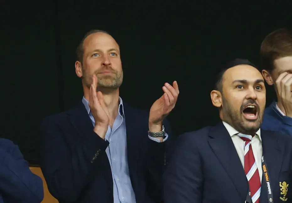 UEFA Avrupa Ligi finalini Beşiktaş Park'ta izleyen Prens William'dan Aston Villa'ya tebrik - 3
