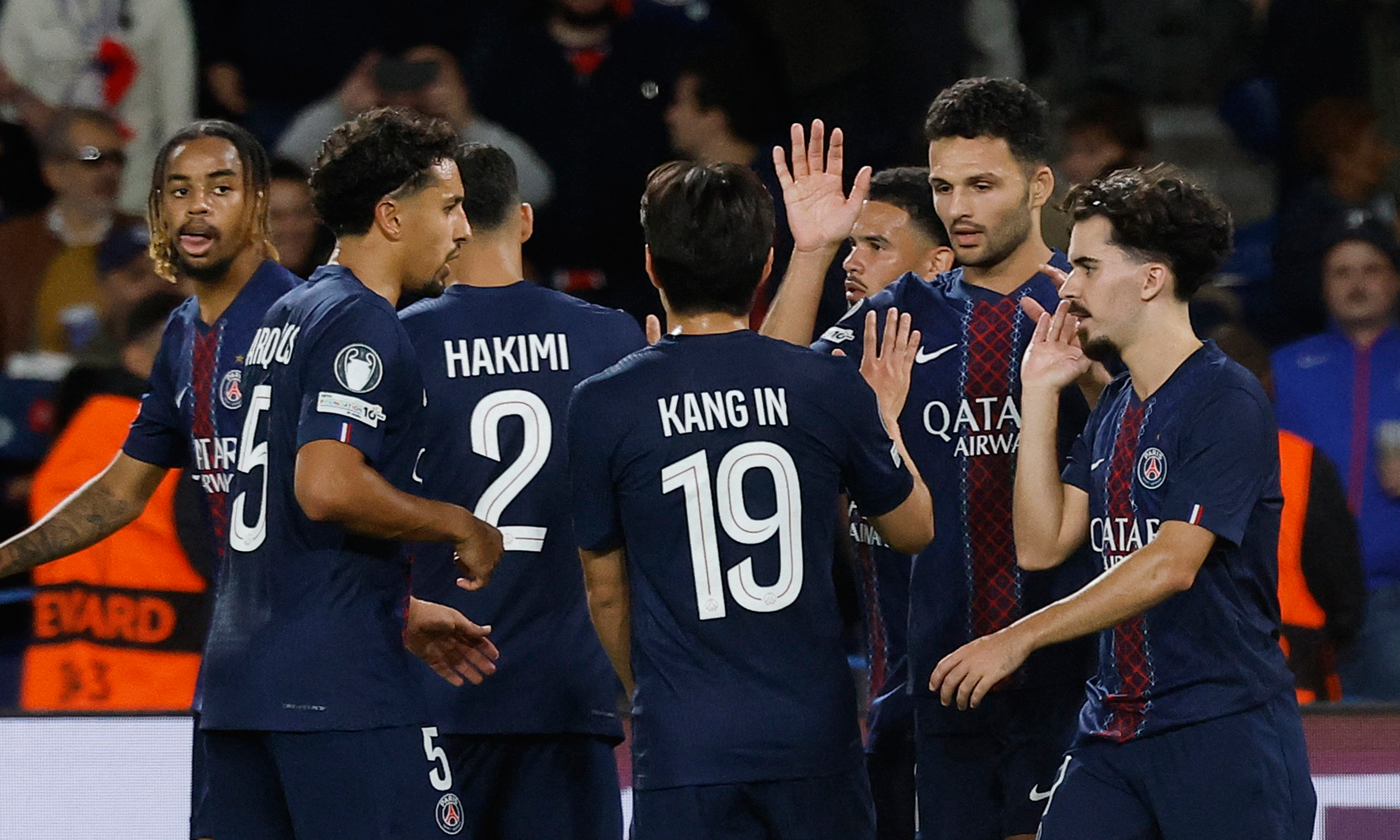 PSG, Atalanta'yı güle oynaya yendi