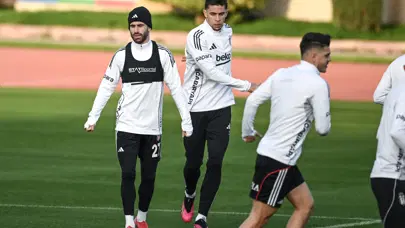 Beşiktaş antrenmanında dikkat çeken Rafa Silva detayı