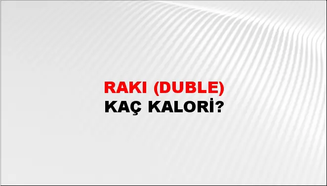 Rakı (Duble)