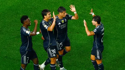 Arda Güler ilk 11'de başladı, Real Madrid farka koşup turladı